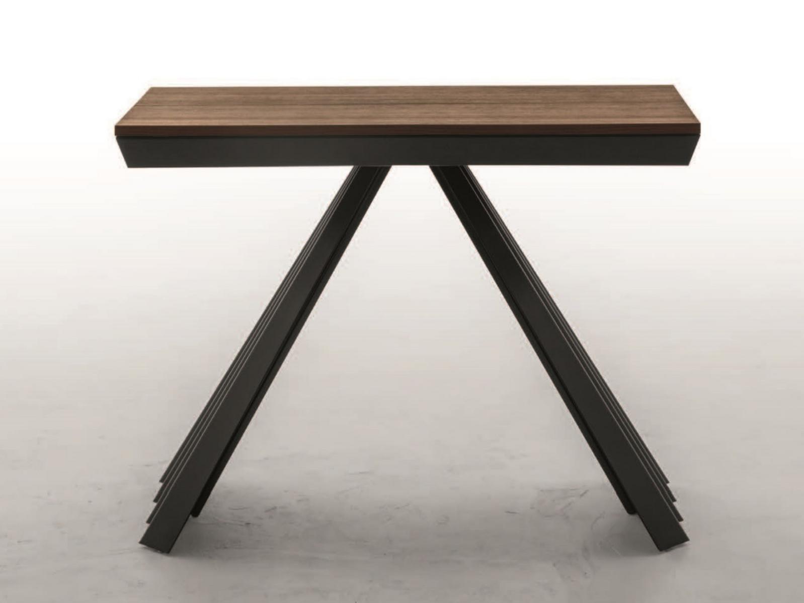 VENTAGLIO Melamine-faced chipboard console table / table