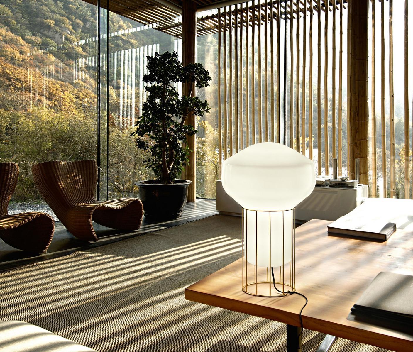 AÉROSTAT Blown glass table lamp