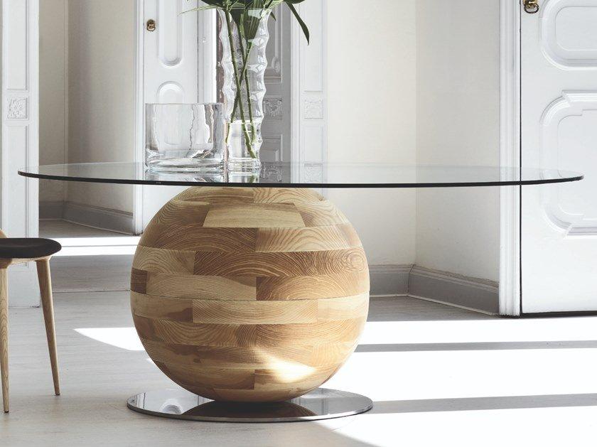 GHEO OFF Round crystal table