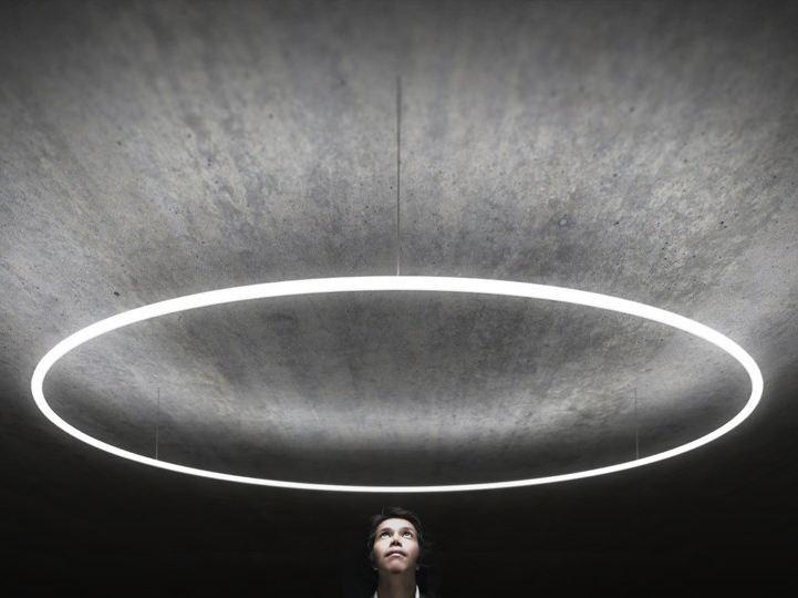 ALPHABET OF LIGHT CIRCULAR LED methacrylate pendant lamp