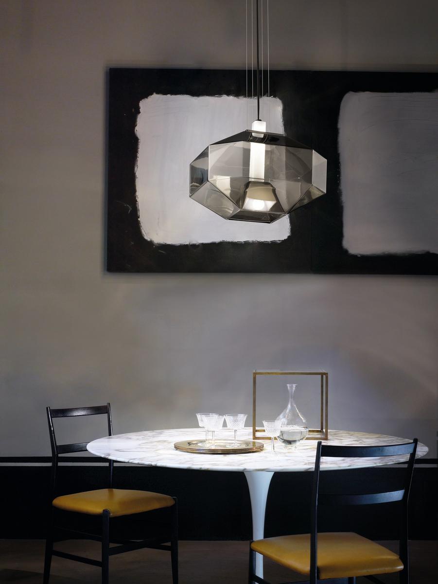 STONE SP LED direct light blown glass pendant lamp