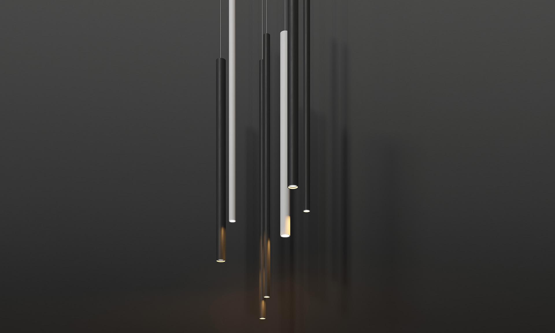 TO BE LED extruded aluminium pendant lamp