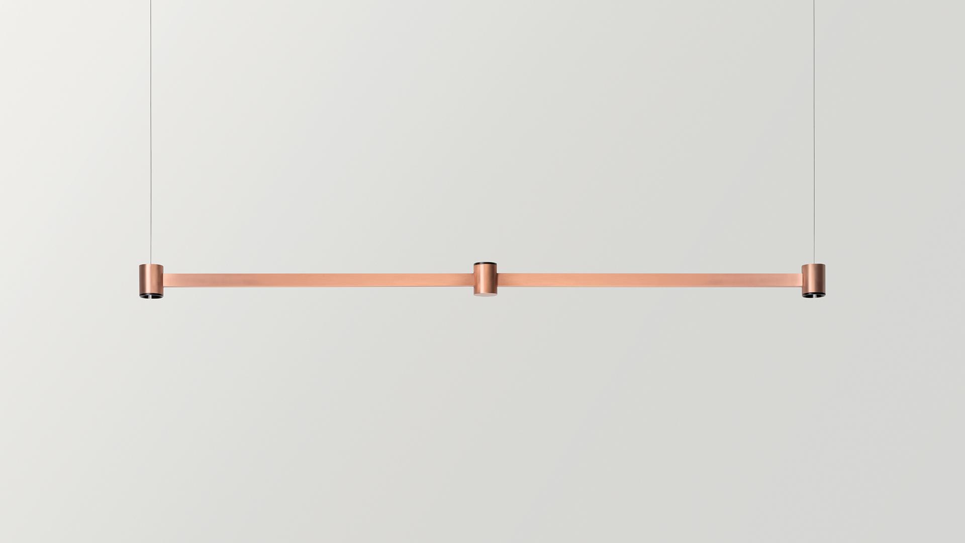 ART DIRECT &AMP; INDIRECT LED direct-indirect light brass pendant lamp