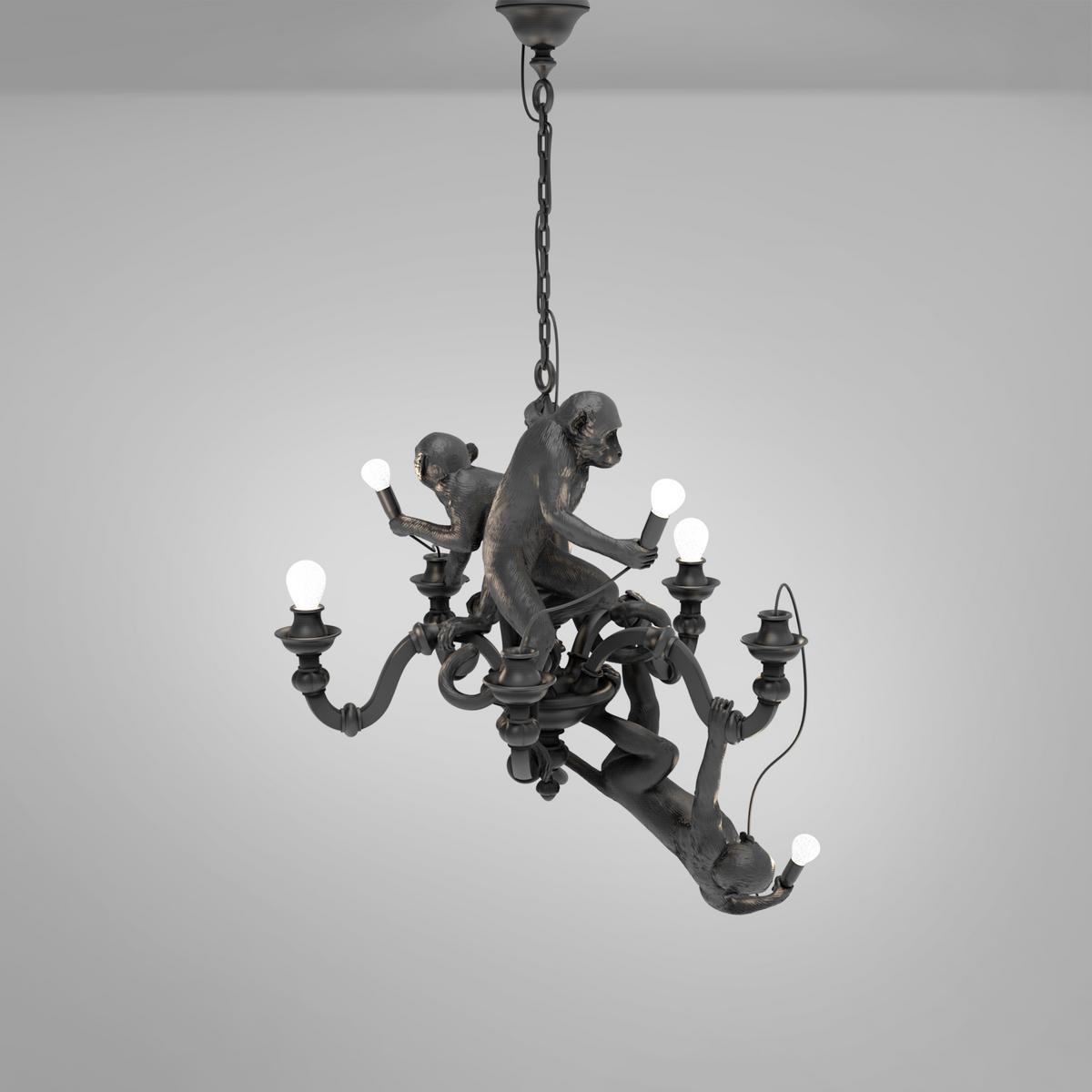MONKEY CHANDELIER LED resin chandelier