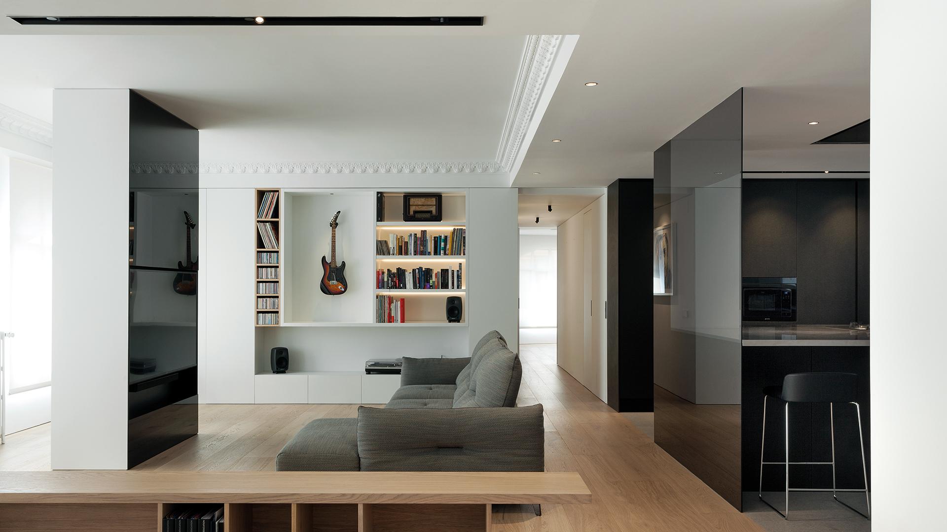 IO RECESSED PROFILE Ceiling mounted aluminium linear lighting profile for LED modules