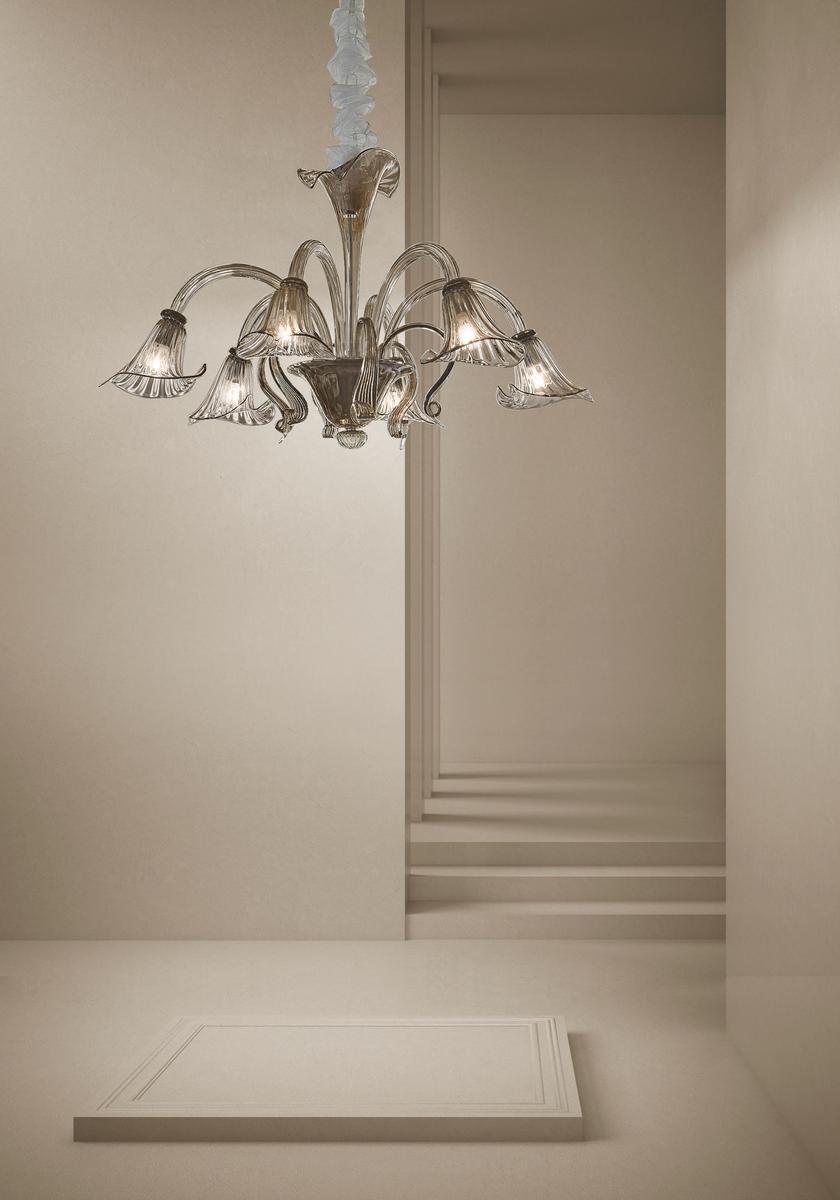 GRIMANI Blown glass chandelier