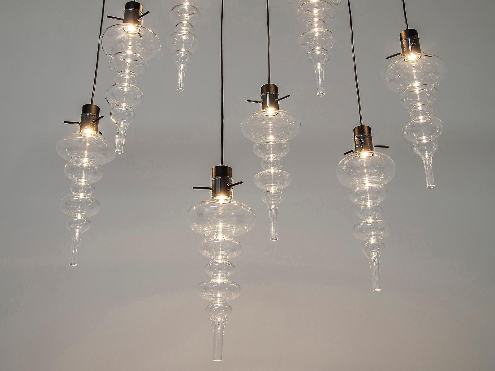 REFLEXX H8 L Contemporary style LED direct light glass pendant lamp