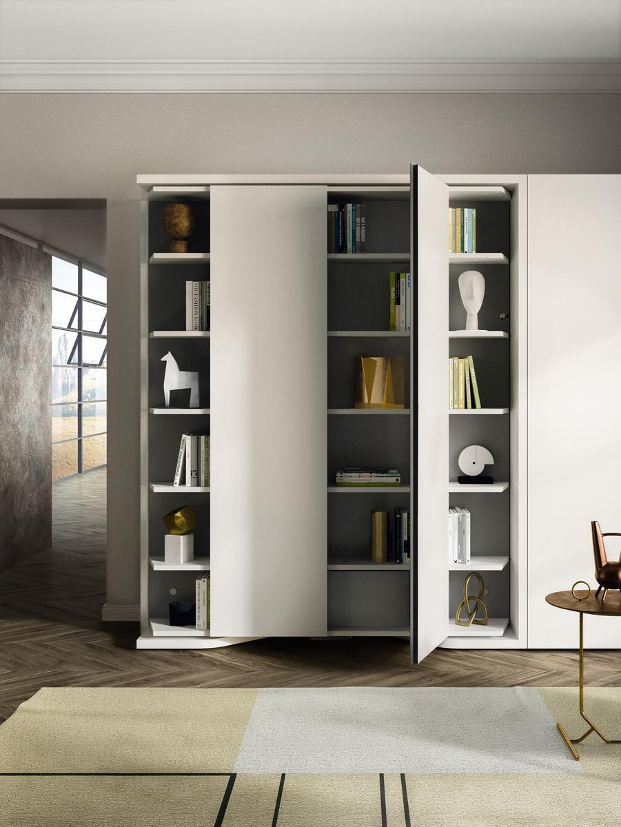 LGM Storage wall with fold-away bed