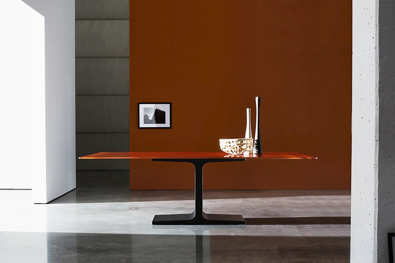 PALACE Rectangular glass table