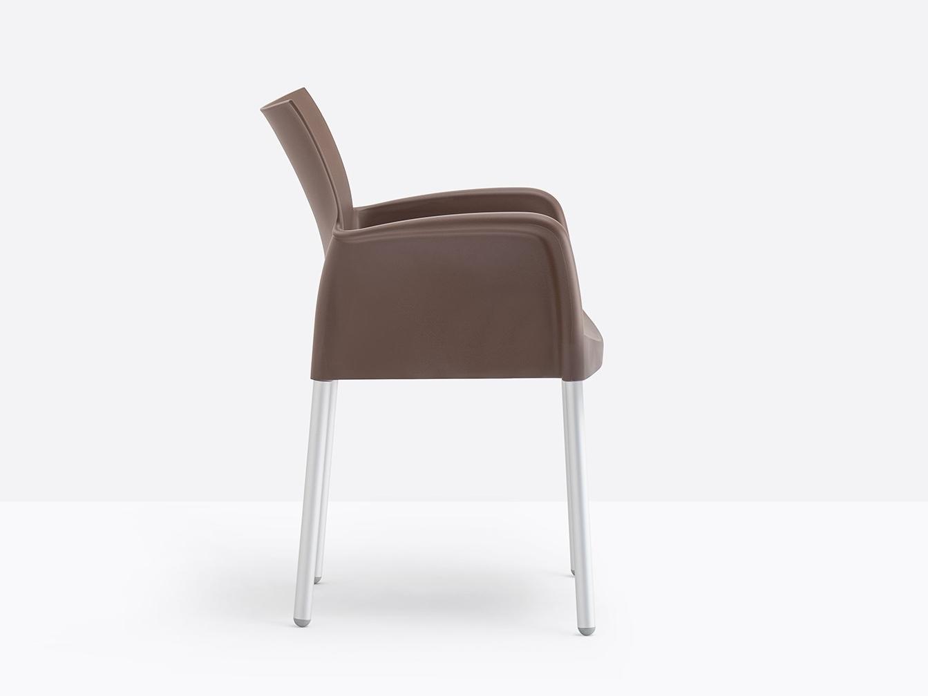 ICE 850 Polypropylene chair with armrests