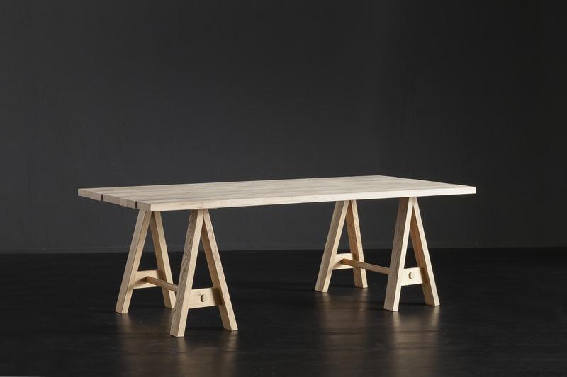 KENZO + HORSE Rectangular wooden dining table