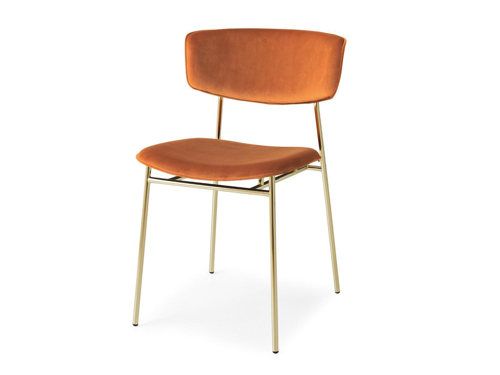 FIFTIES Upholstered velvet chair