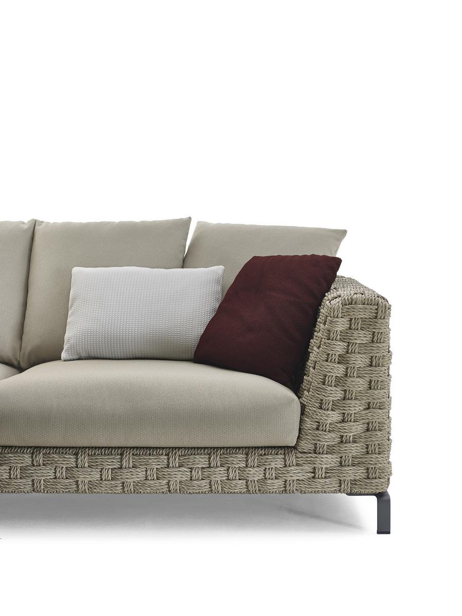 RAY OUTDOOR NATURAL Textilene sofa
