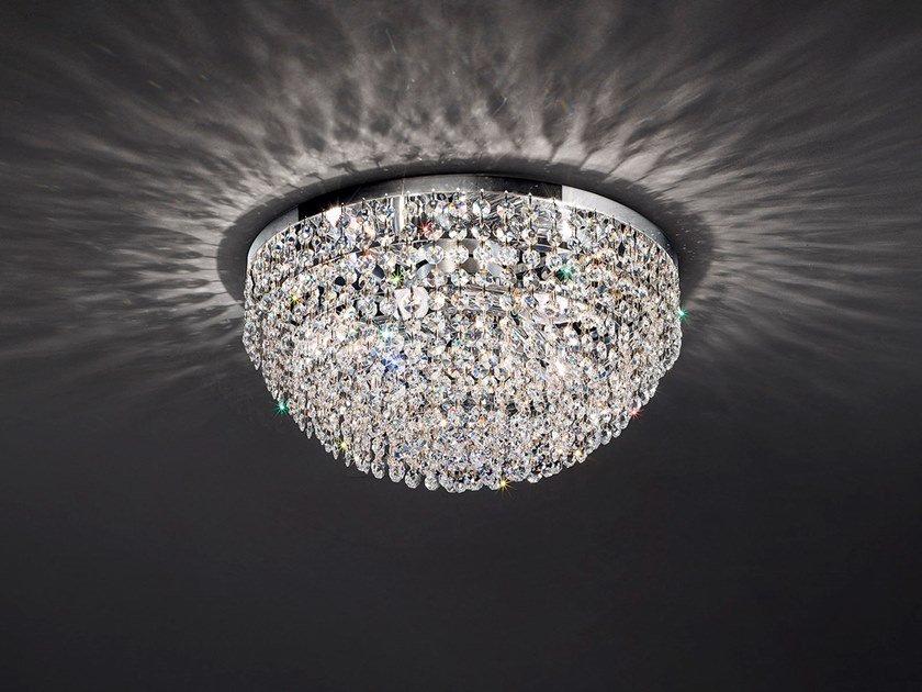IMPERO &AMP; DECO VE 836 Incandescent metal ceiling lamp with crystals