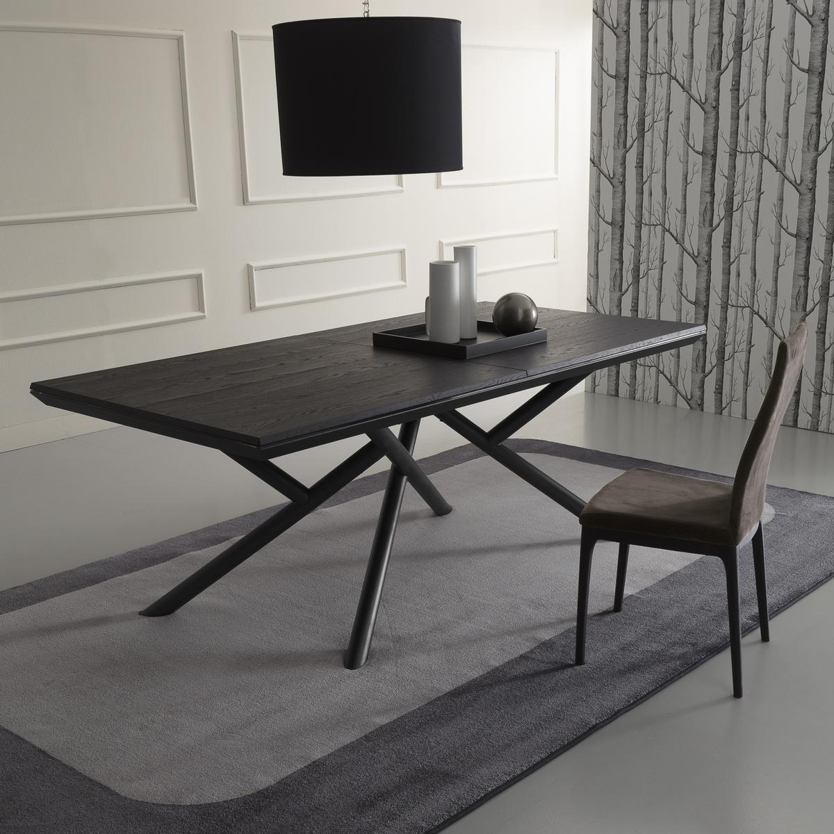 RANDOM Extending rectangular oak table