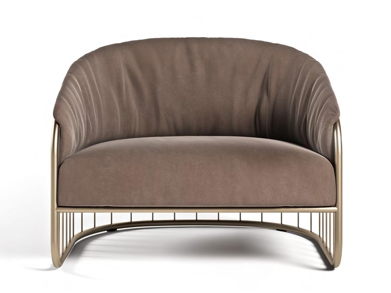 CHARLESTON Leather armchair