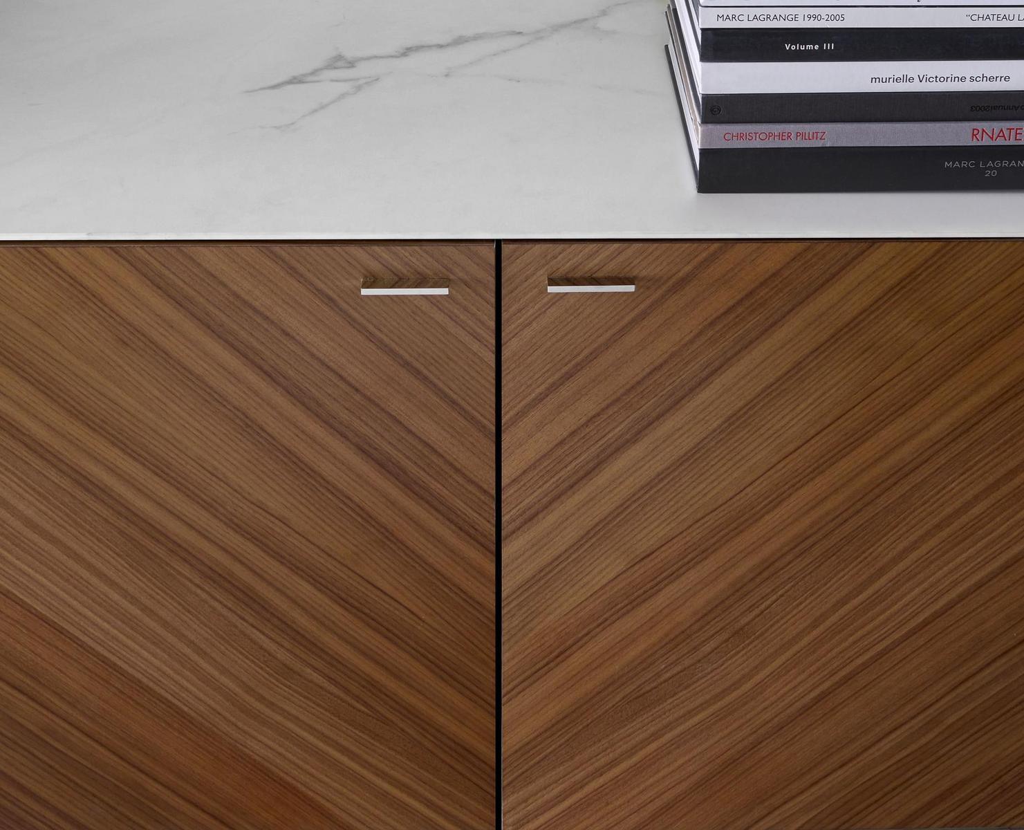 COPLAN 2 Wood veneer sideboard with doors