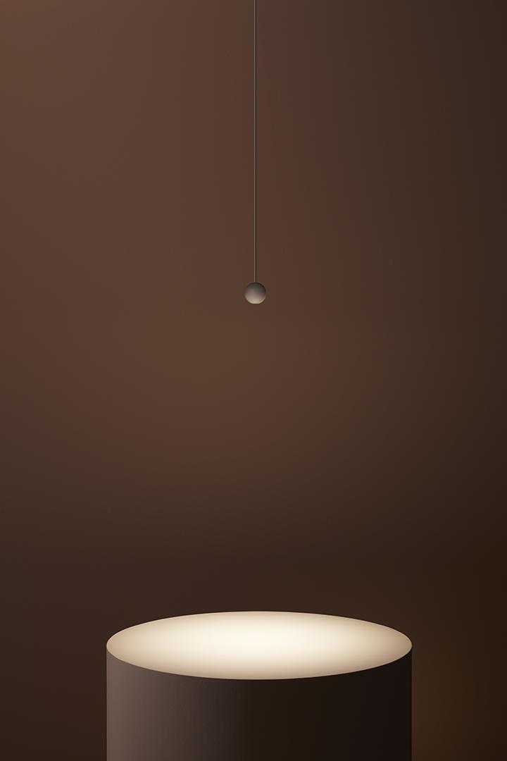 PUNTO SINGLE LED aluminium pendant lamp