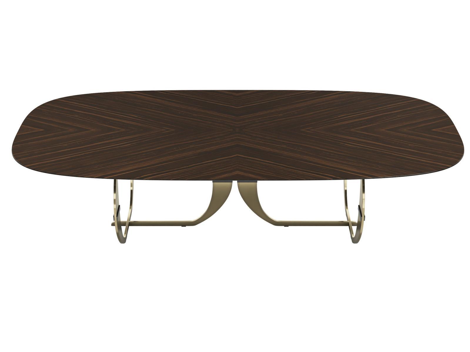 CONVIVIO Oval wooden dining table