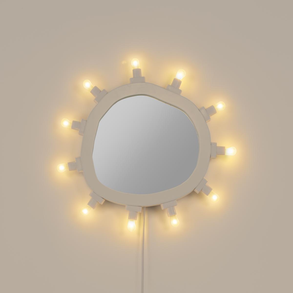 LUMINAIRE SMALL Wall-mounted mirror with integrated lighting
