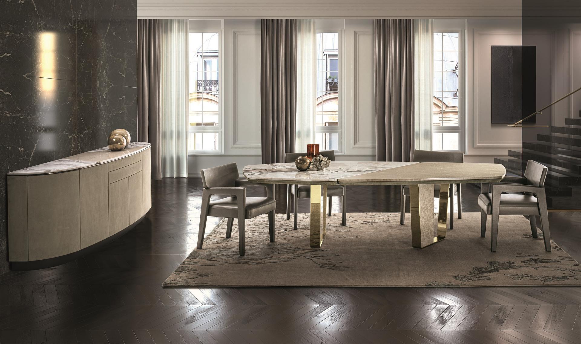 KEOPE Oval metal table