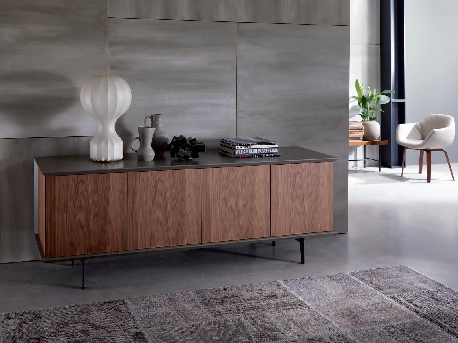 BRERA Wooden sideboard with doors
