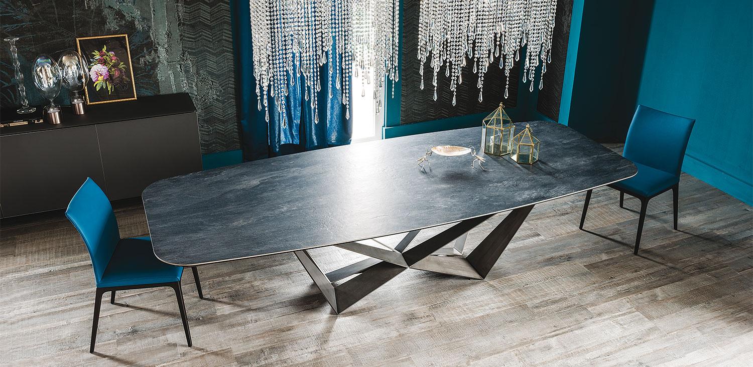 SKORPIO KERAMIK Rectangular ceramic table