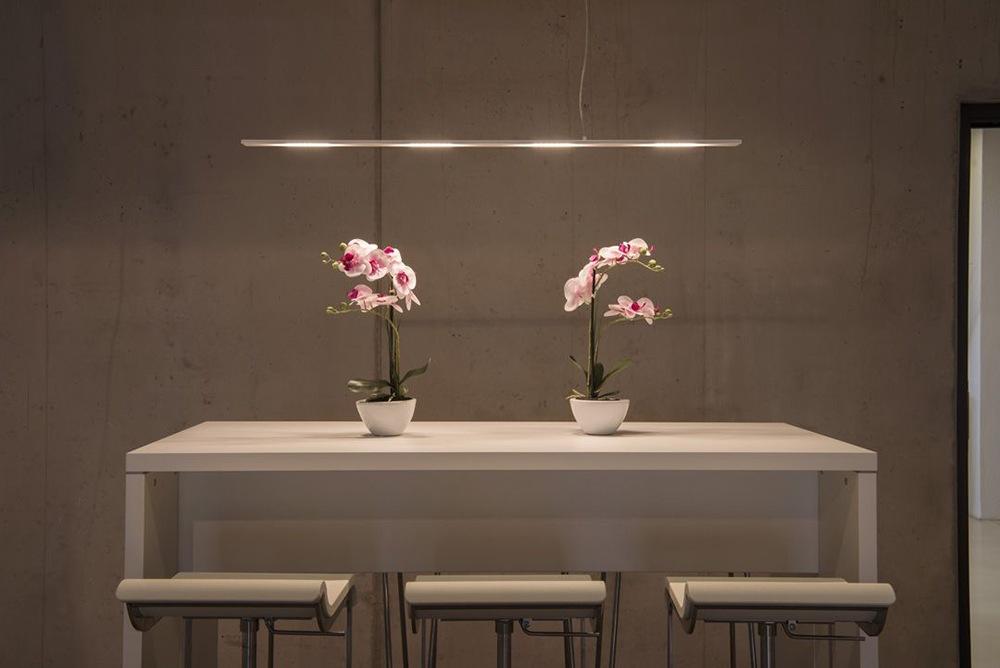 CYGNIS Aluminium pendant lamp in a contemporary style
