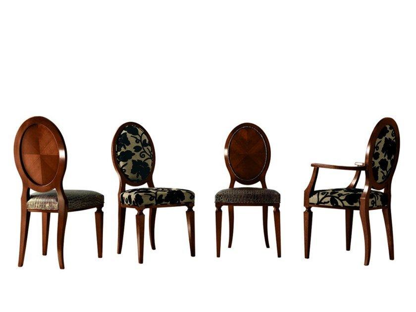 MERYL Medallion fabric chair