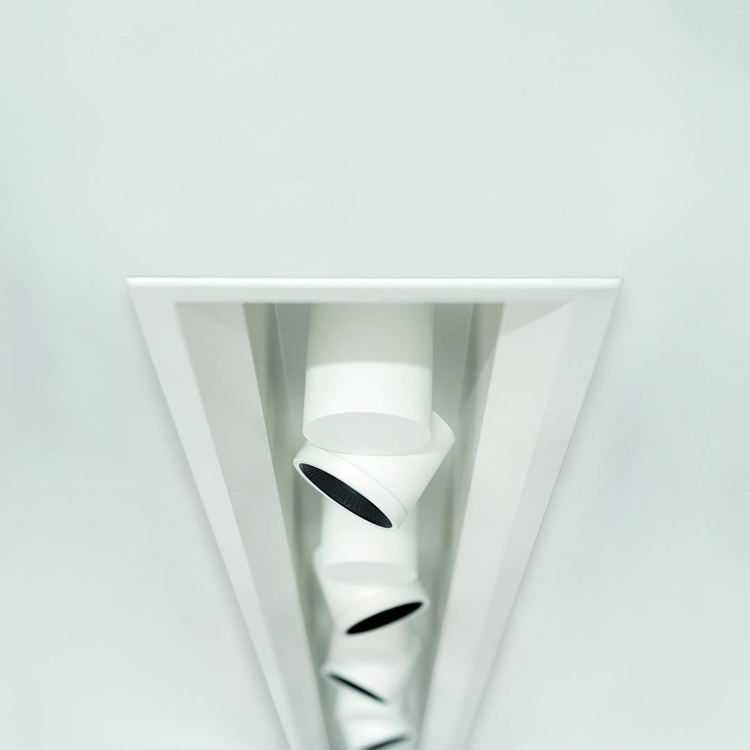 IO RECESSED PROFILE Ceiling mounted aluminium linear lighting profile for LED modules
