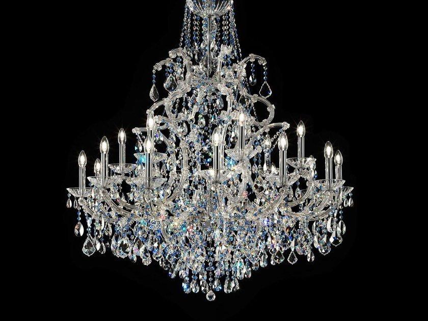 MARIA TERESA VE 998 Painted metal chandelier with crystals