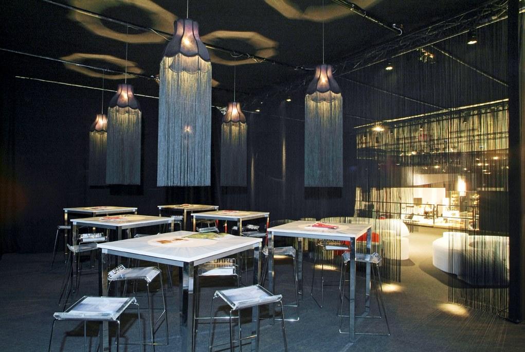 FRANJE Fabric pendant lamp