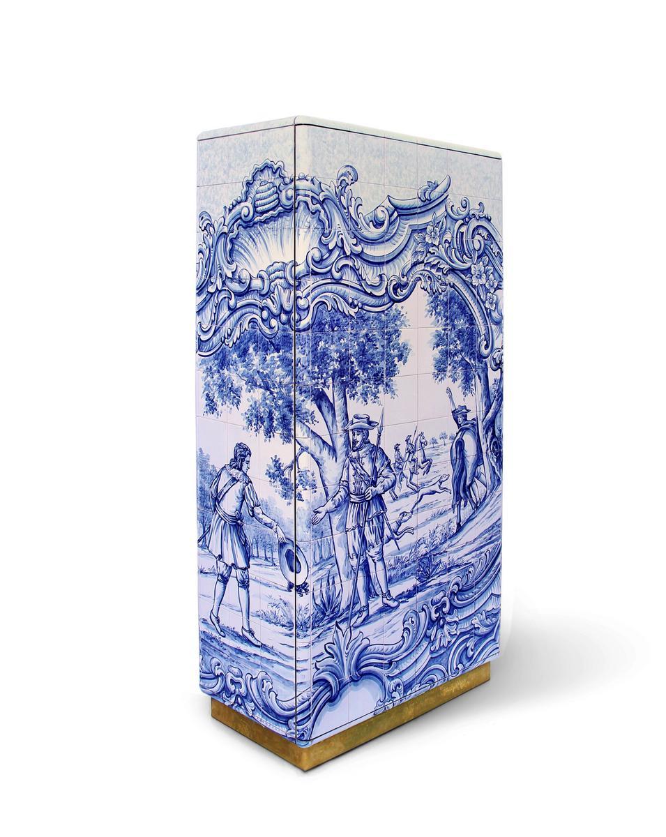 HERITAGE Ceramic highboard with doors
