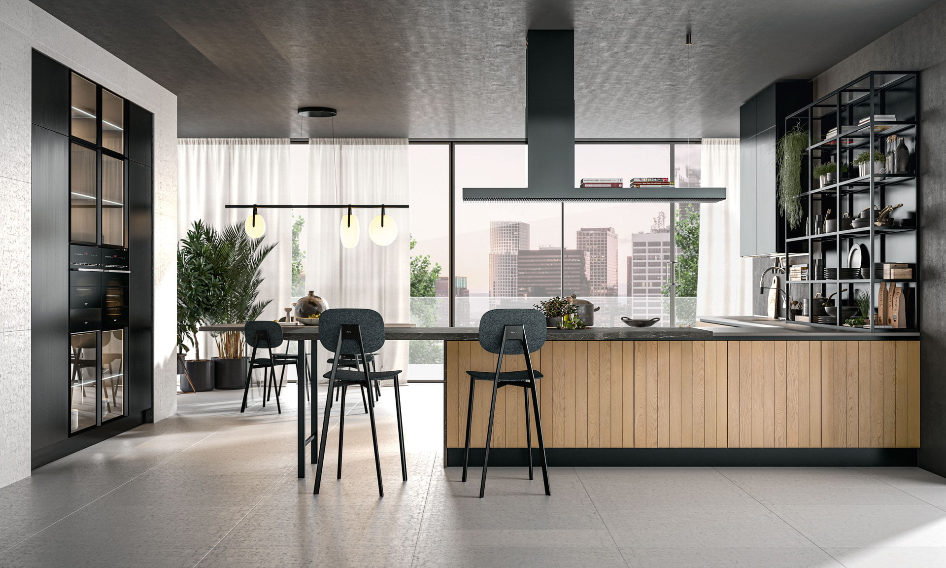 CLOVER Glass kitchen