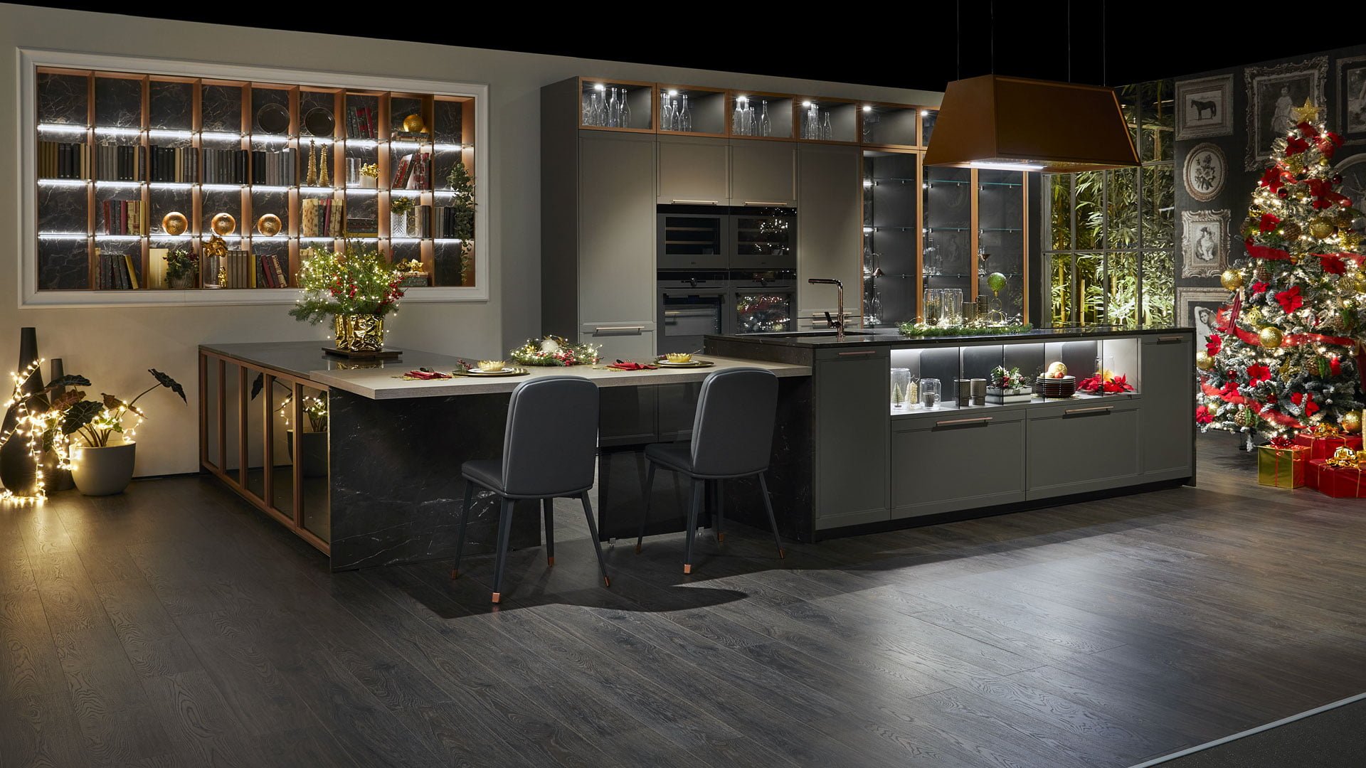 FLAVOUR Lacquered kitchen