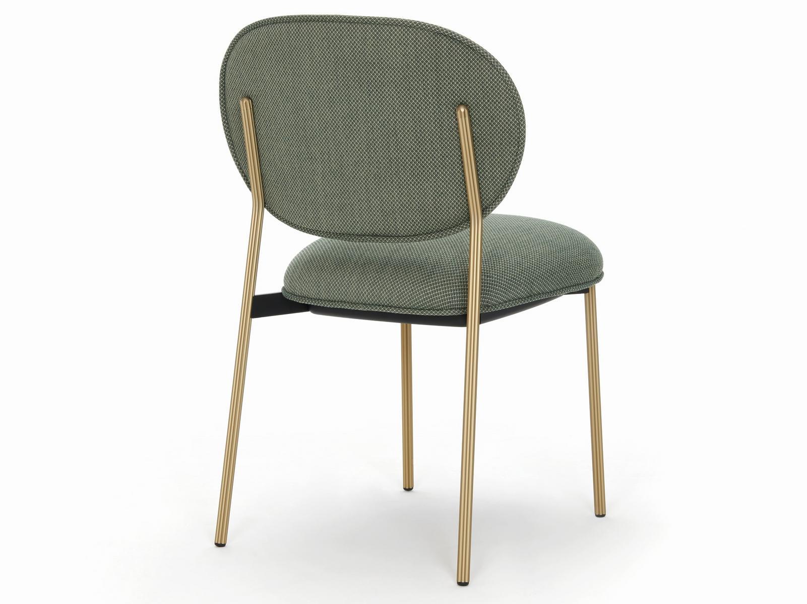 BLUME 2950 Upholstered stackable fabric chair