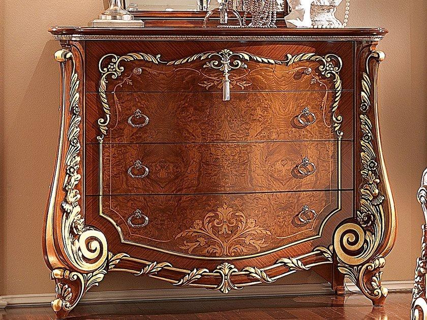 FIRENZE Wood veneer chest of drawers