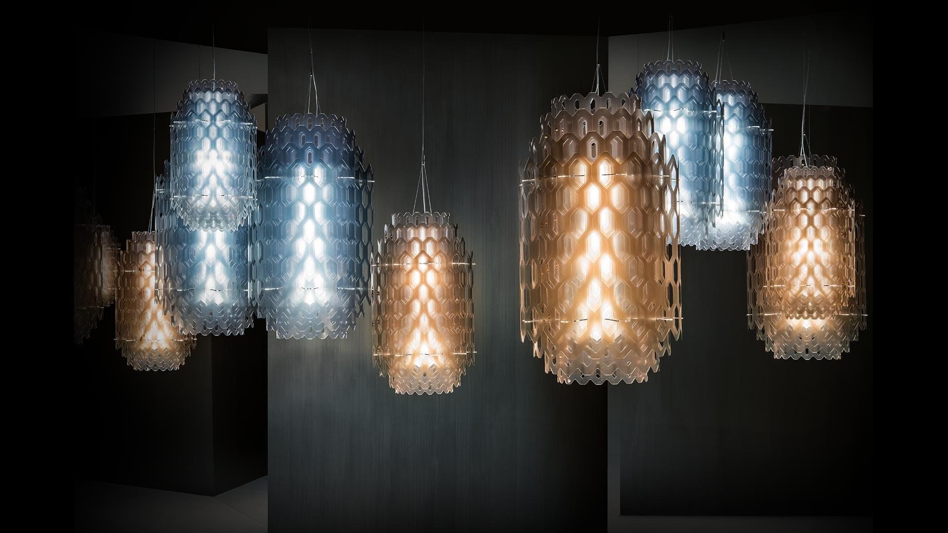 CHANTAL Cristalflex® and Lentiflex® LED pendant lamp