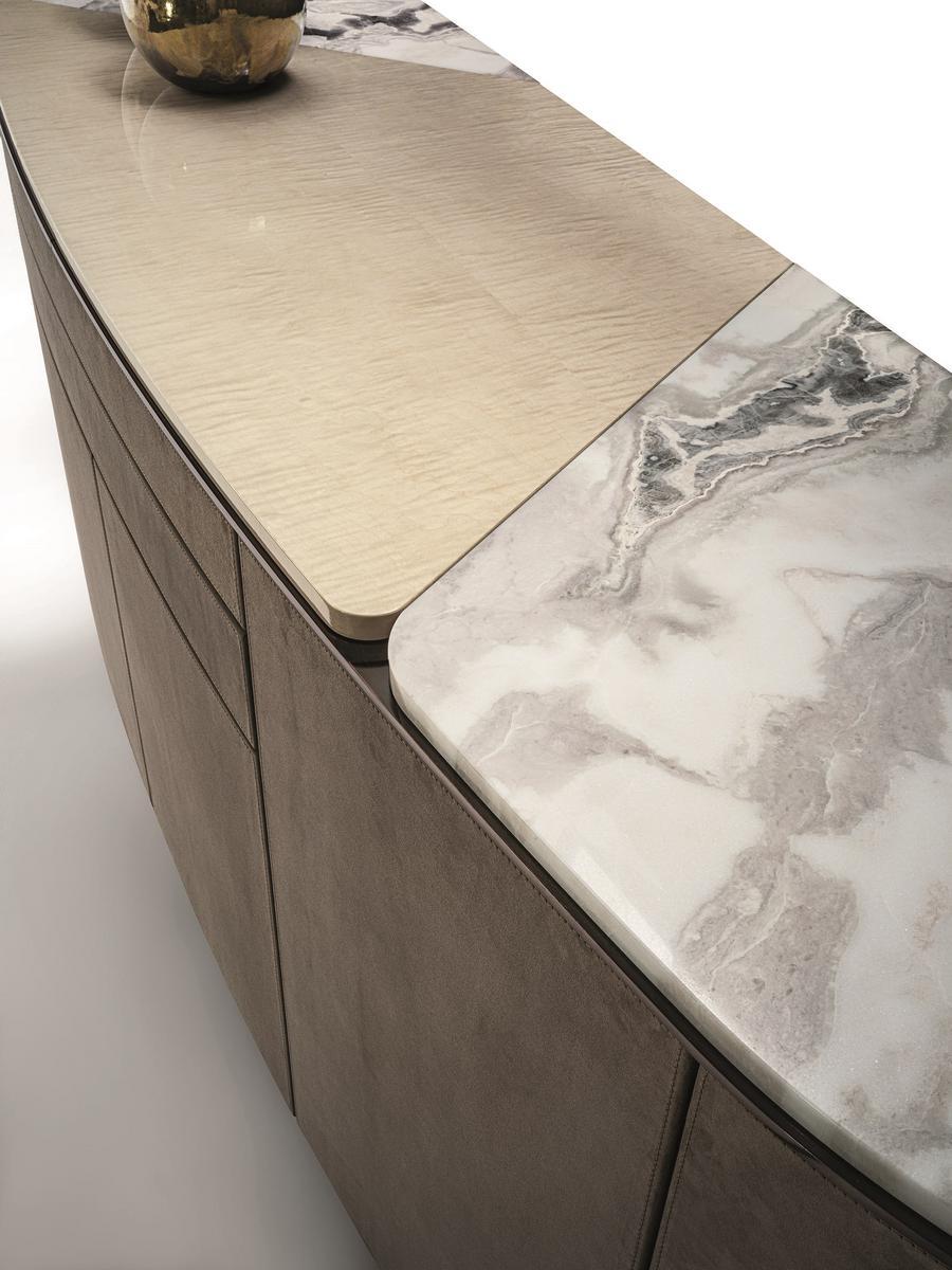 KEOPE Modular metal sideboard with drawers