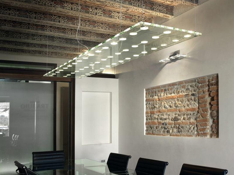 SOSPESA Glass pendant lamp