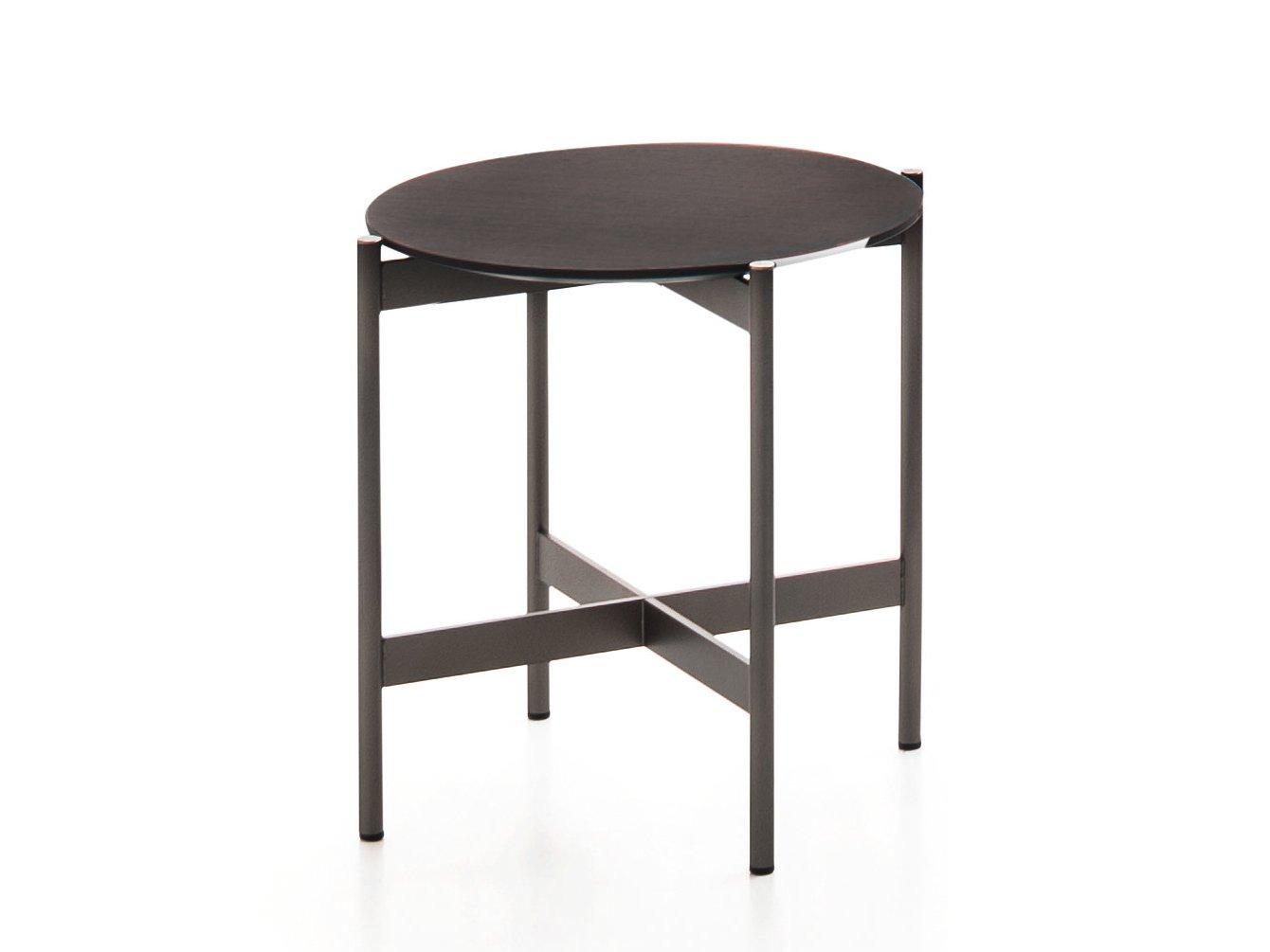 ERYS Round wooden coffee table