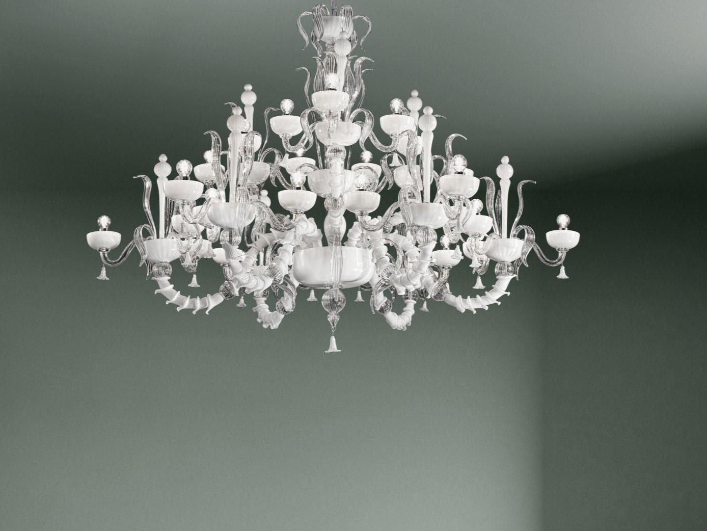 FOSCARI Glass chandelier