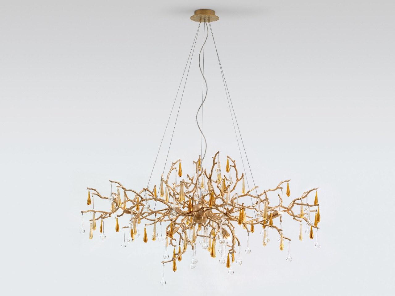 BIJOUT CT3268/8 Halogen bronze pendant lamp