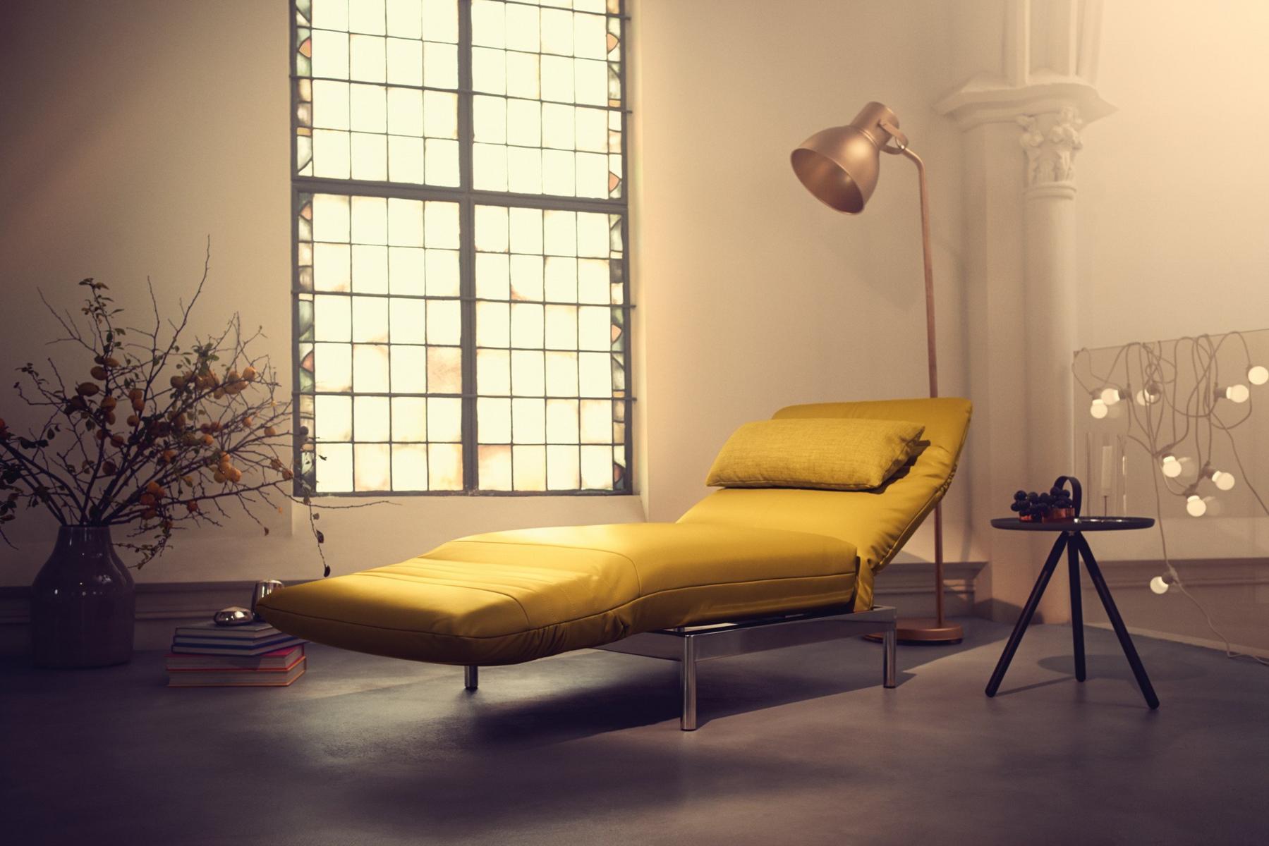 380 PLURA Fabric Chaise longue