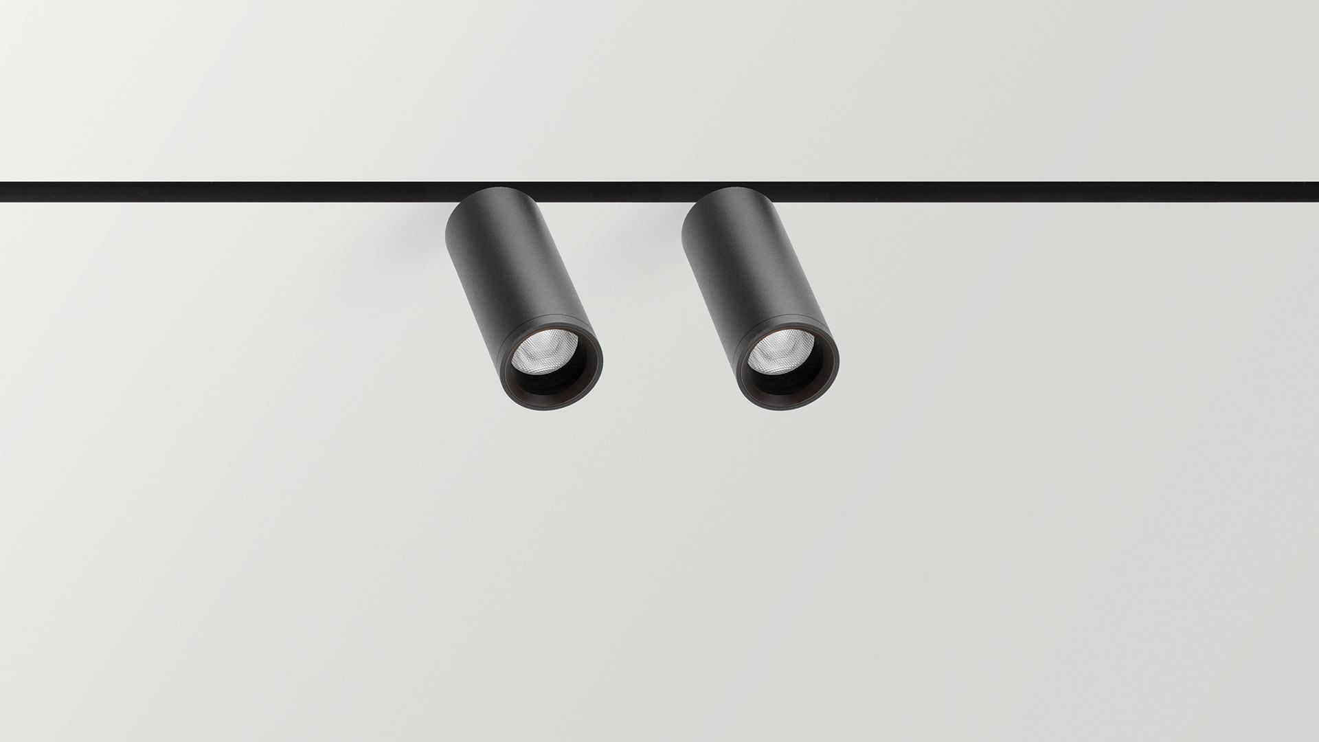 FIT 35 48V DOUBLE LED aluminium track-Light