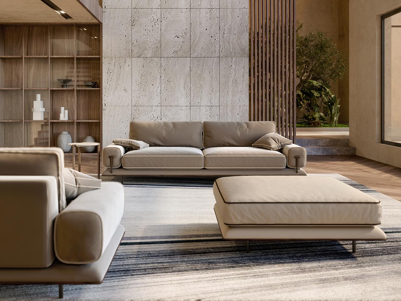 BLUES Leather sofa