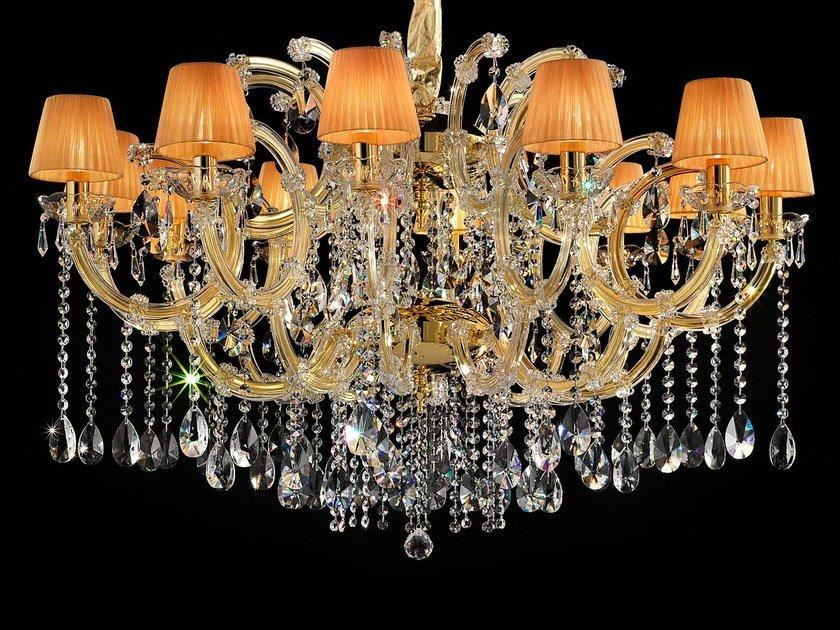 MARIA TERESA VE 981 Painted metal chandelier with crystals