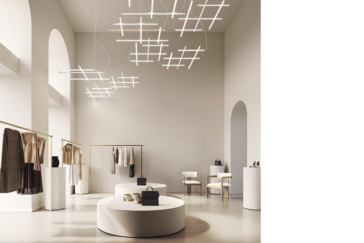 HILOW LED aluminium pendant lamp