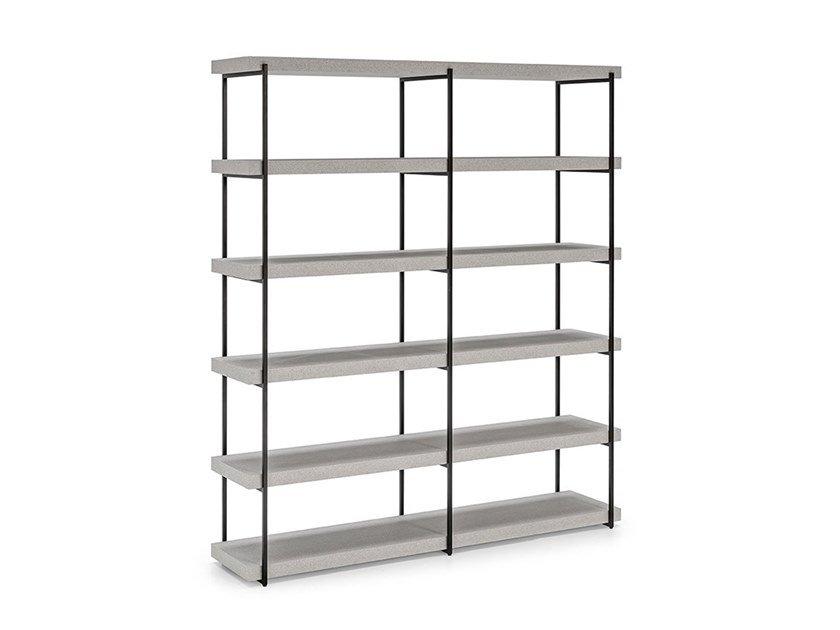 LIBRA Open melamine-faced chipboard bookcase