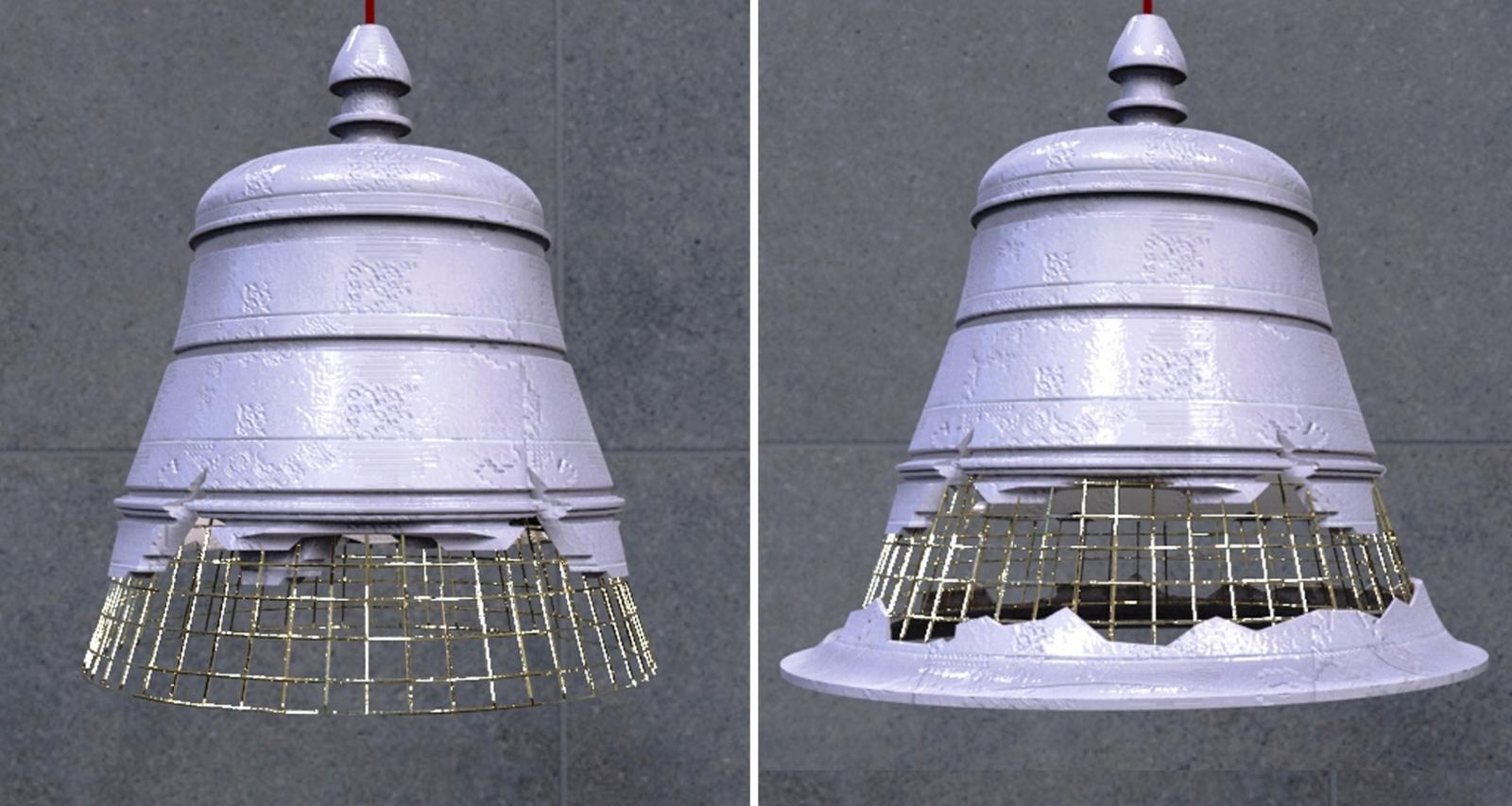 DOMENICA Plaster pendant lamp